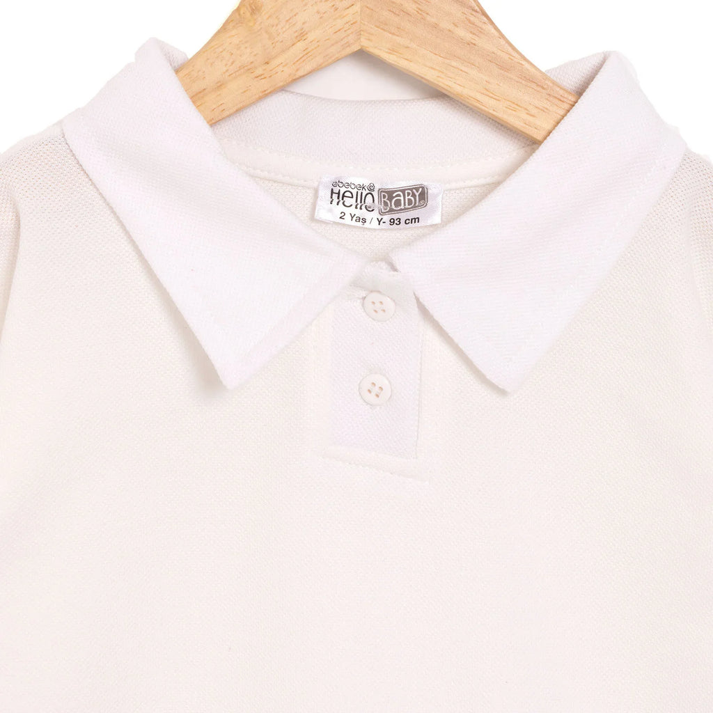 HelloBaby Long Sleeve T-shirt - White