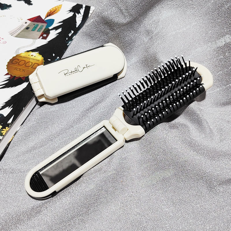 Folding Compact Portable Airbag Lens Removable Massage Comb