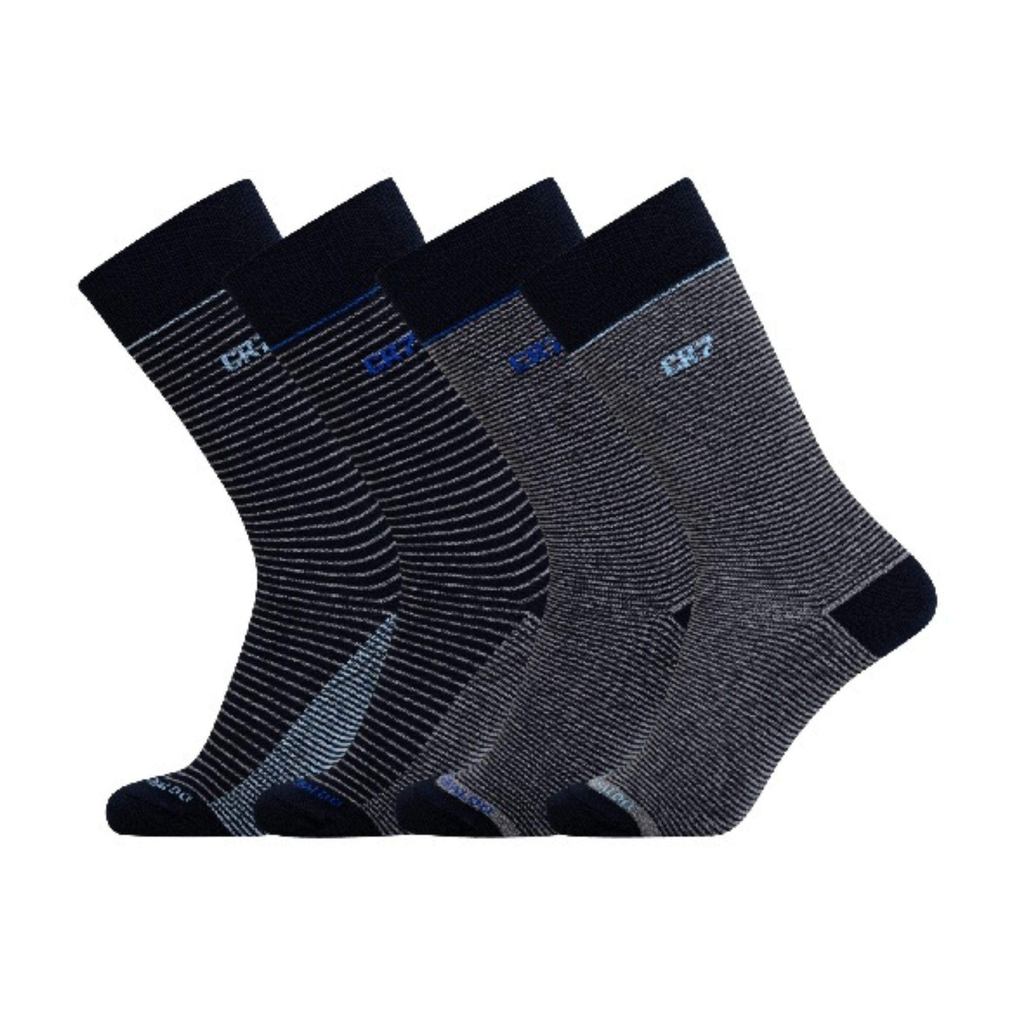 4 Pack Mens Super Cosy Cotton Socks in a Gift Box