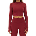 Slim-fit Fitness Long-sleeve Jacket Quick-dry Yoga Wear