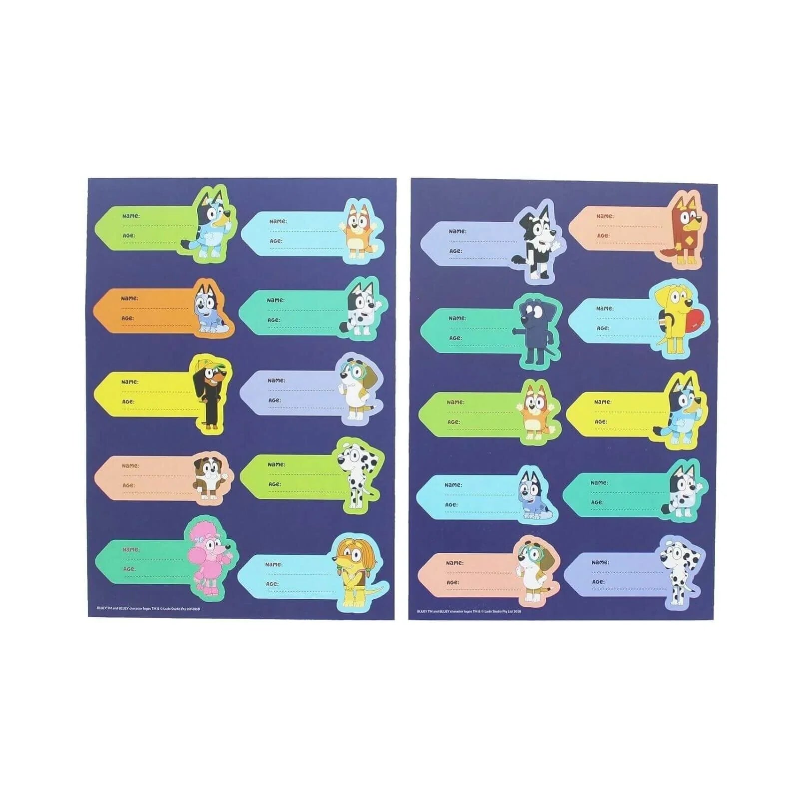 Bluey Height Chart
