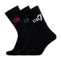 3 Pack Kids Cotton Fashion Crew Socks by Cristiano Ronaldo