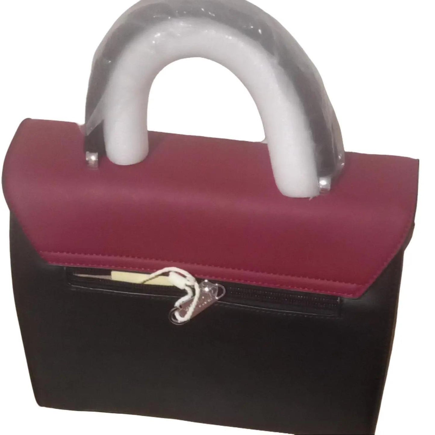 Bicolour handbag with flap 19G - 2889