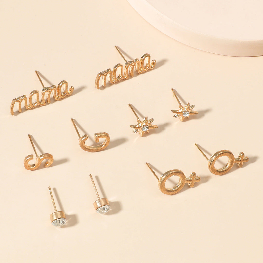 Ins Style Simple And Compact All-match Earrings Mother's Day Gift Female