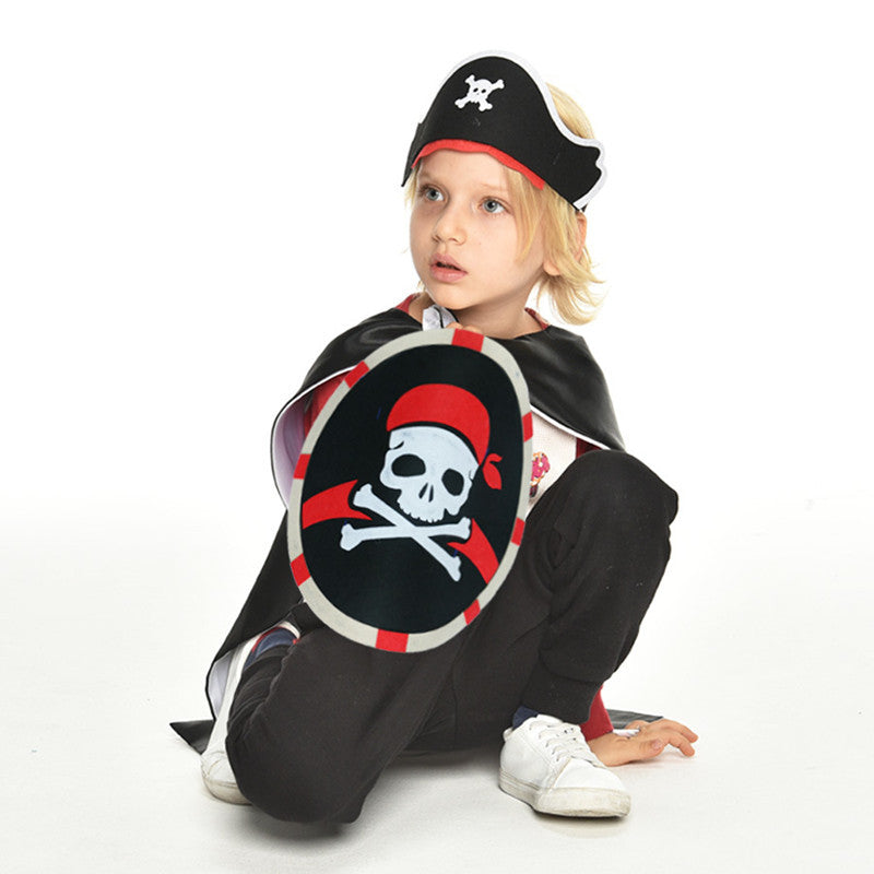 New Halloween Pirate Eye Mask Caribbean Pirate Hat Dress Up