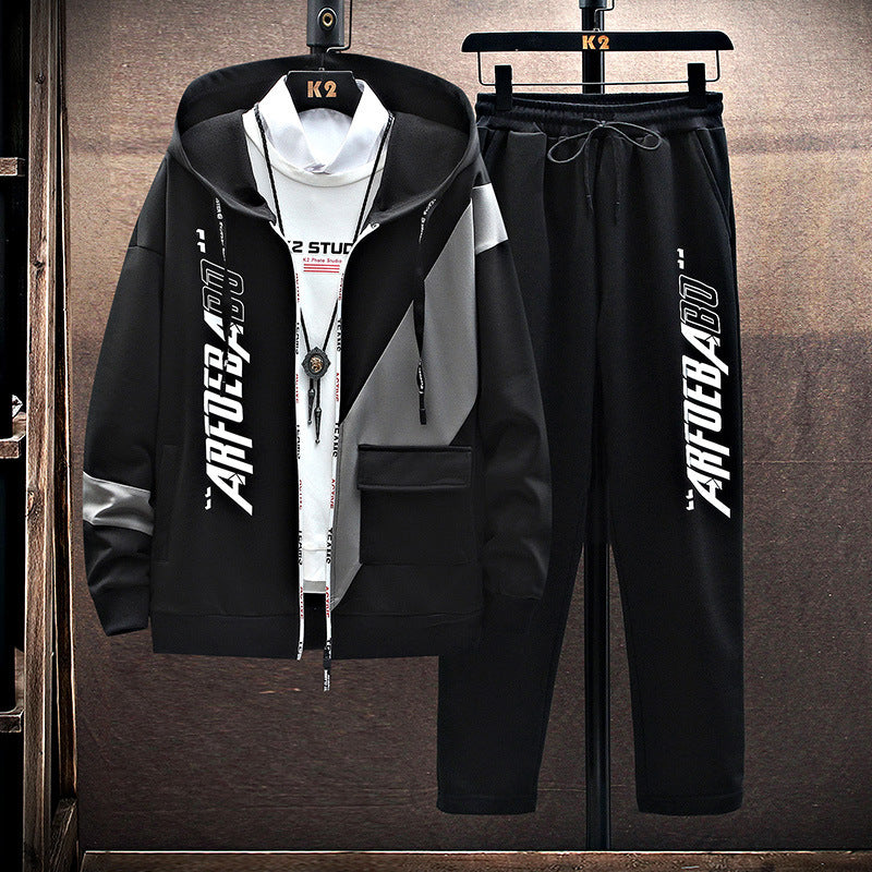 Men's Casual All-match Sports Sweatshirt Suit