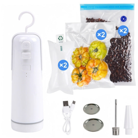 4 In 1 Portable Electric Vacuum Sealer  For Vacuum Storage Bags Kitchen Gadgets