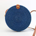 Rattan Trendy Women's Shoulder Oblique Versatile Handheld Vintage Bag