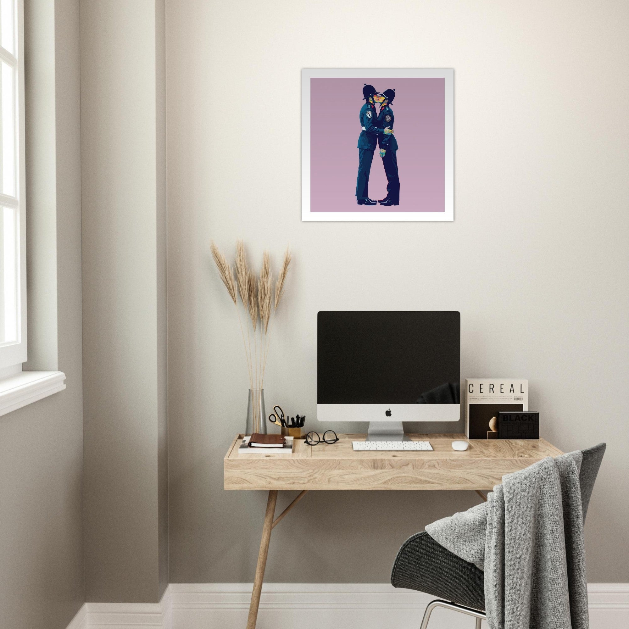 Bold Love Poster - Vibrant LGBTQ+ Pop Art Print - Perfect for Home Decor