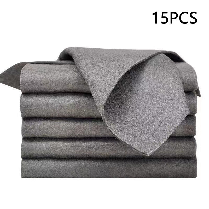 Premium Microfiber Glass Cleaning Cloth - Streak-Free Mirror & Window Cleaner - Water Absorbent Magic Wipe