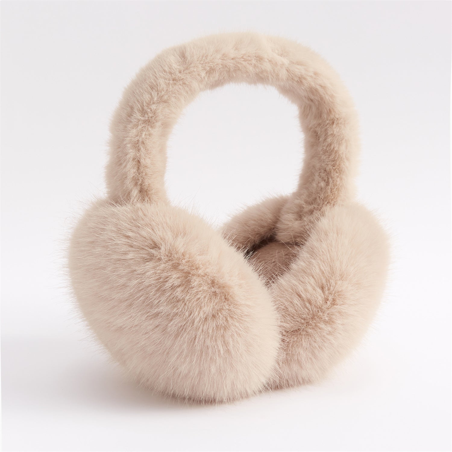 Fox-fur Ear Warmers For Warmth And Frost Protection