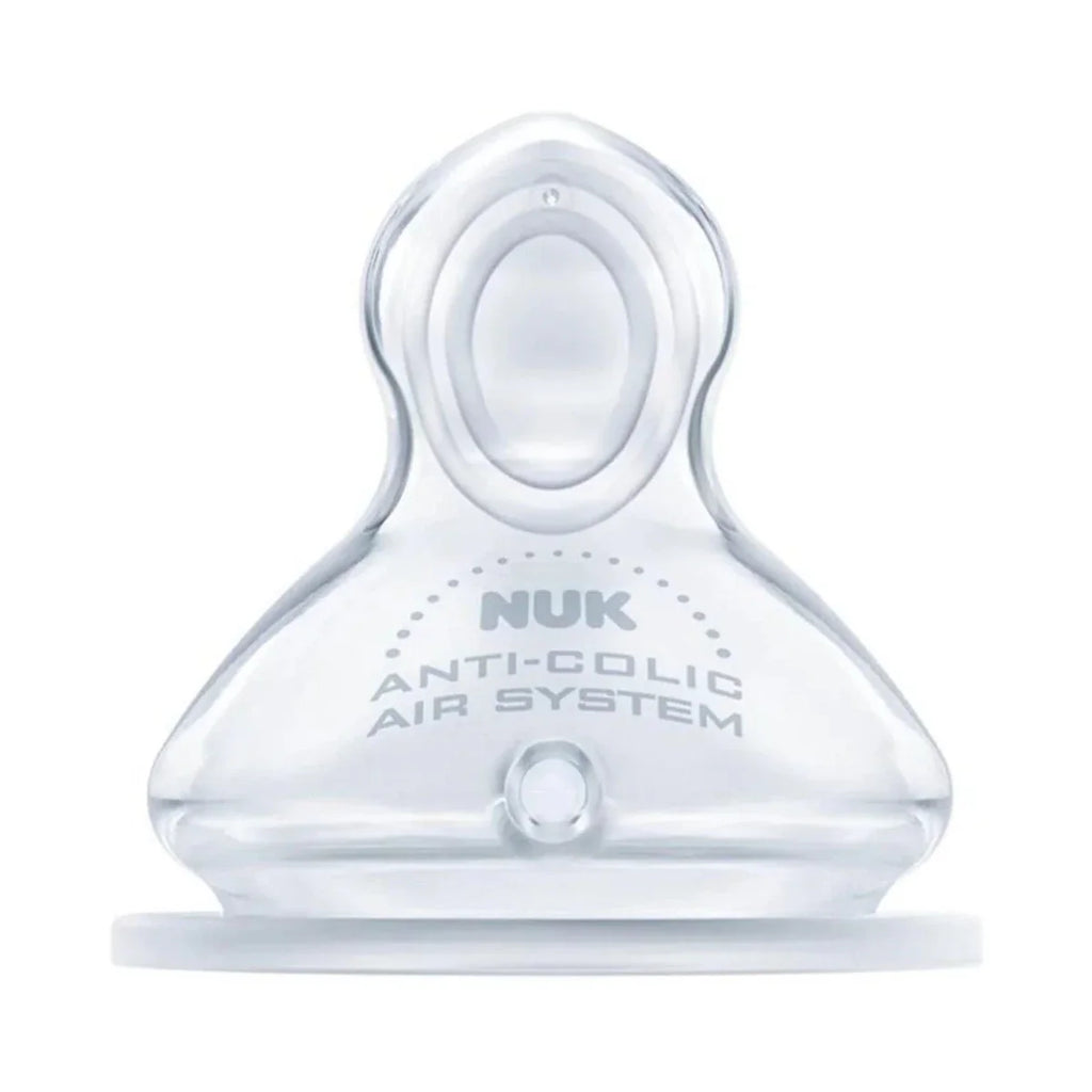 NUK First Choice+ Plus Silicone Teats Medium Feed Hole 0-6 months