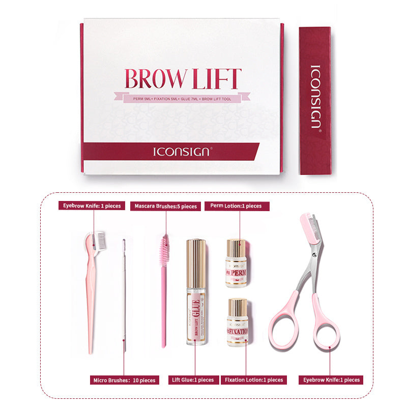 DIY Brow Lamination Eyebrow Kit 45-60 Days ICONSIGN Professional Beauty Makeup Tool Home Use