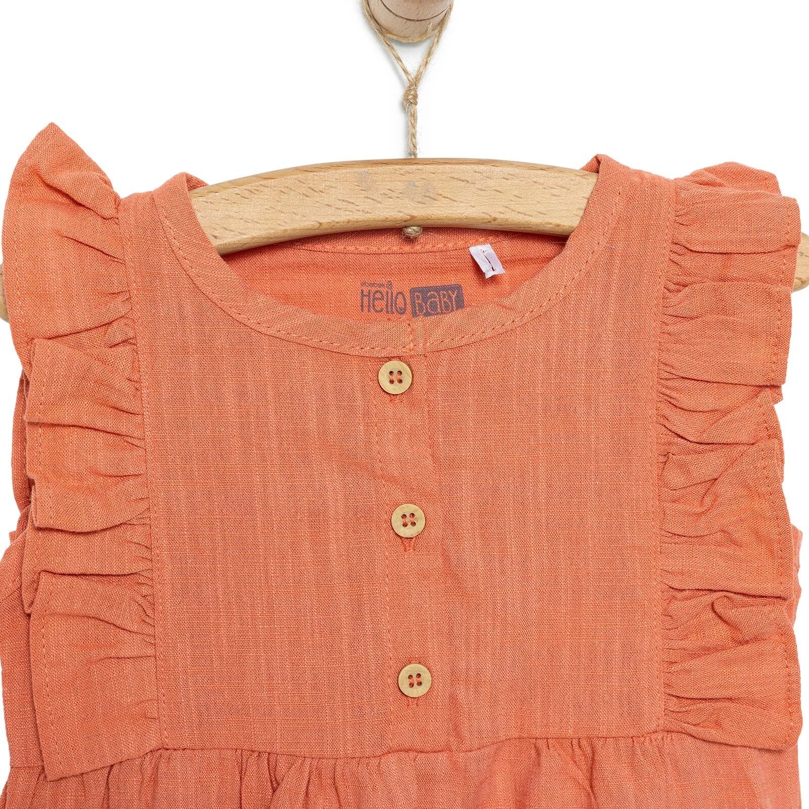 HelloBaby Baby Girl Athlete Bodysuit - Vermilion