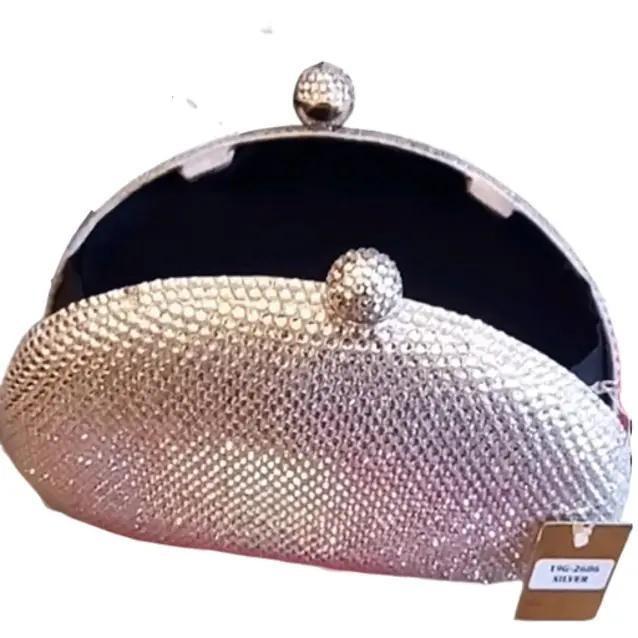 Rhinestones Evening bag decorated with strap 19G - 2686