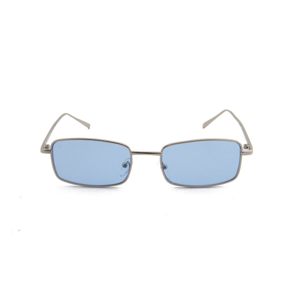 Retro Small Box Square Metal Glasses
