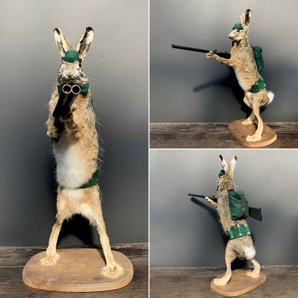Creative Resin Animal Hunter Ornament Valentine's Day Gift