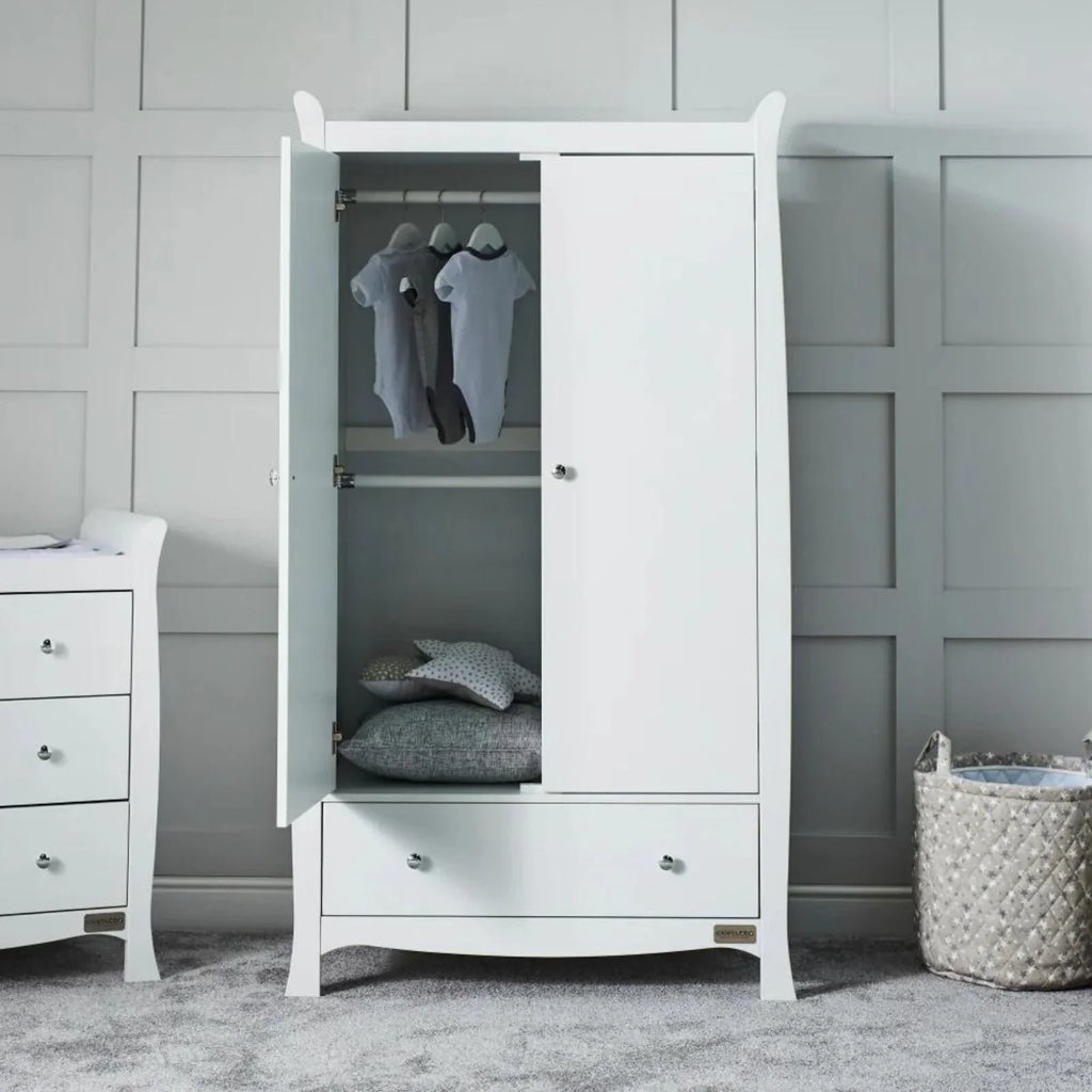Ickle Bubba Snowdon Wardrobe - White