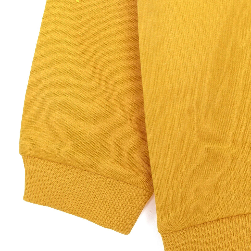 HelloBaby Baby Boy Dino Patterned Sweatshirt - Mustard