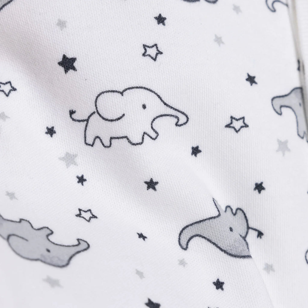 HelloBaby Newborn Baby Cute Elephant Jumpsuit - Ecru