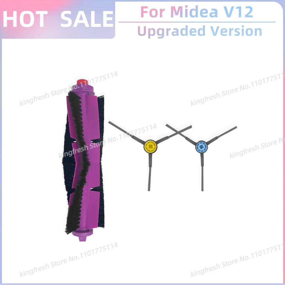 Fit for 미디어 Midea V12 / Eureka J12 Ultra Replacement Parts Accessories Main Roller Side Brush Hepa Filter Mop Cloth Dust Bag