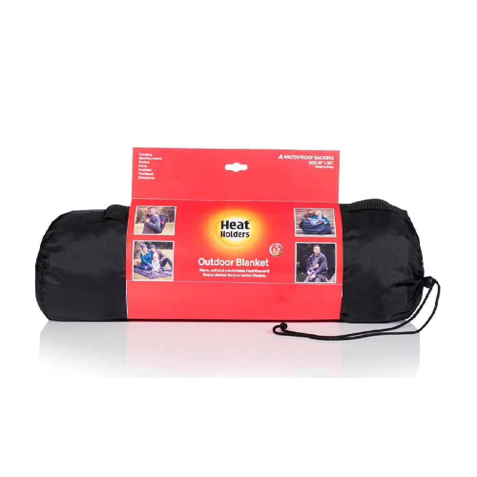 Soft Fleece Outdoor Camping Picnic Blanket with Waterproof Backing in Bag