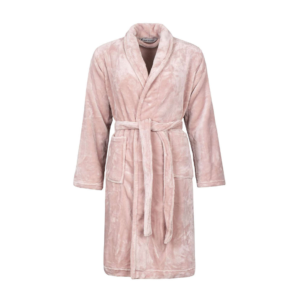 Ladies Soft Fleece Warm Bathrobe Dressing Gown for Winter