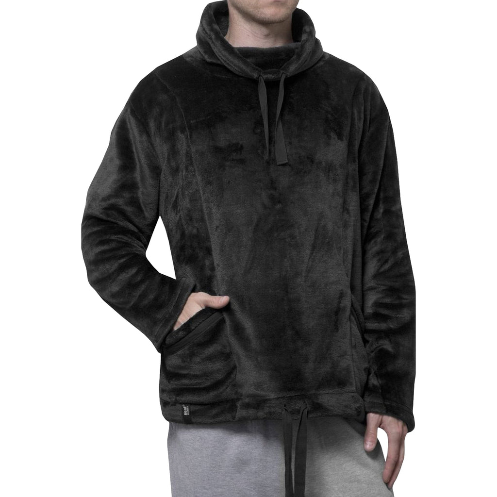 Mens Thermal Fleece Snugover Jumper with Front Pockets