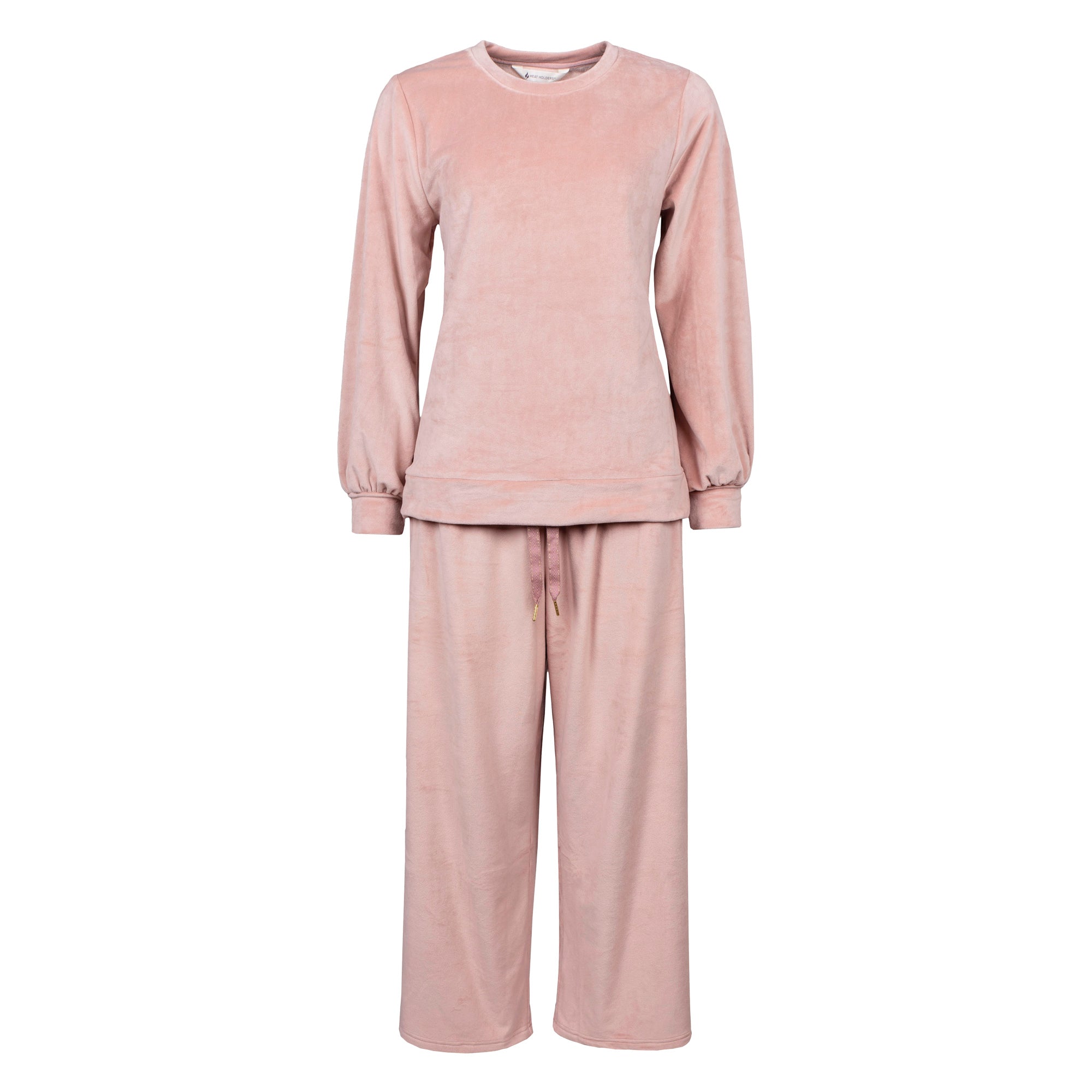 Ladies Winter Loungewear Comfy Set Soul Warming Thermal Pink Pyjama Set