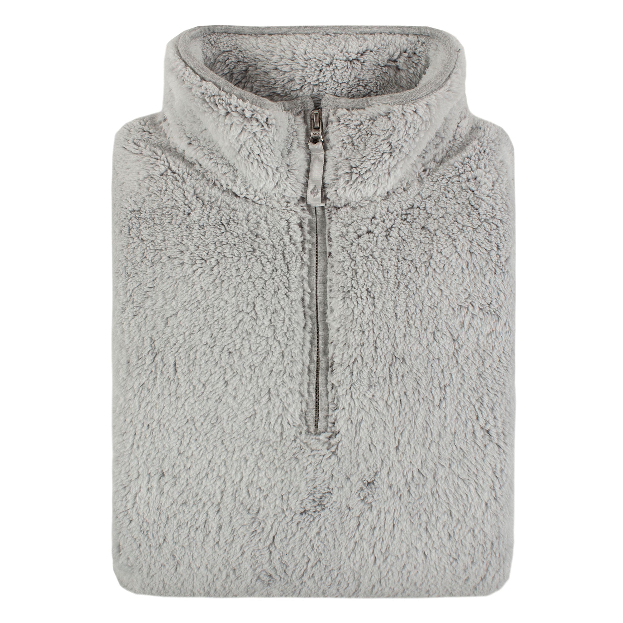 Ladies Thermal Soft Teddy Bear Fleece 1/4 Zip Hoodie Top for Winter