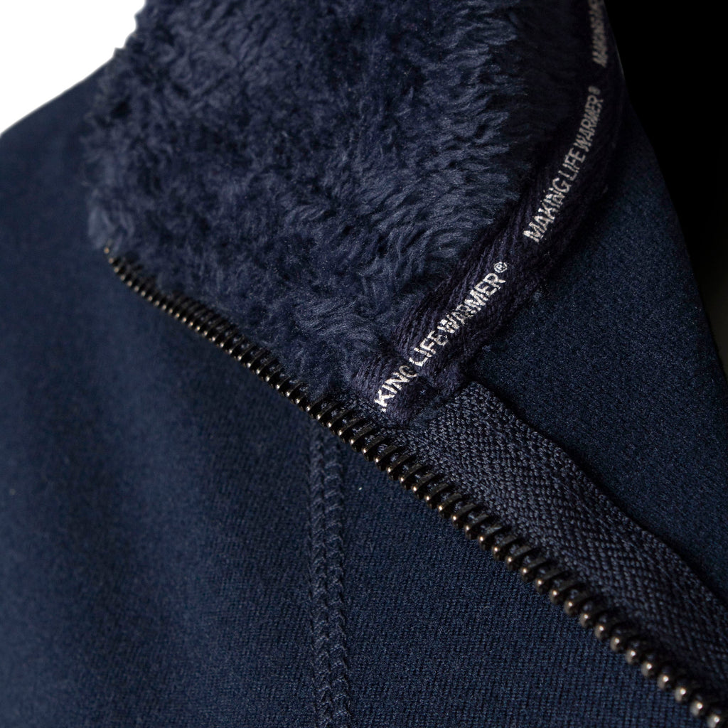 Mens Thermal Soft 1/4 Zip Top Fleece with High Collar