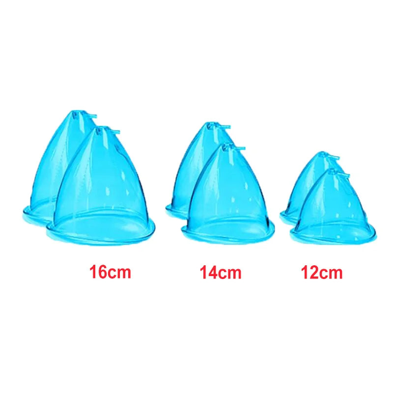 VamsLuna Brand New 24pcs Blue Cups BBL Suction Cup Machine Butt Colombien Lifting Vacuum Therapy Breast Enlargement Machine Kit