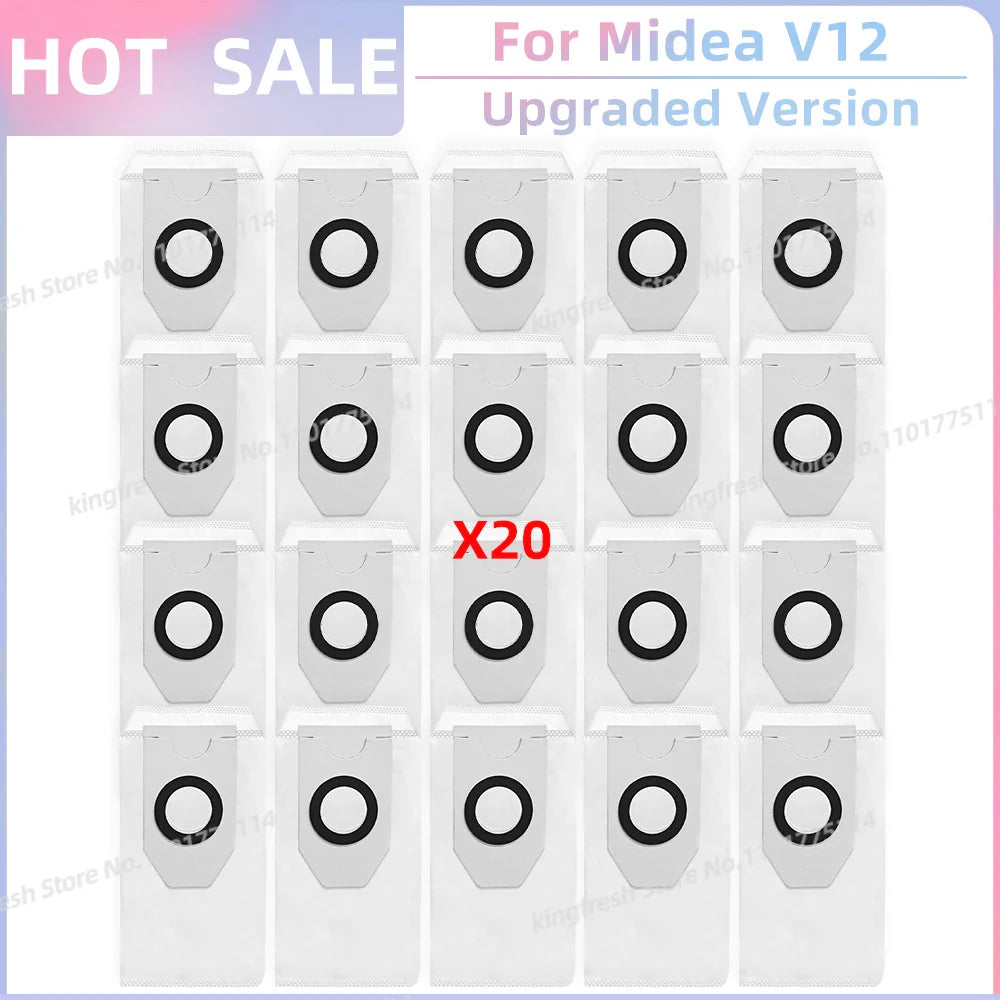 Fit for 미디어 Midea V12 / Eureka J12 Ultra Replacement Parts Accessories Main Roller Side Brush Hepa Filter Mop Cloth Dust Bag