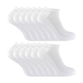 12 Pack Boys & Girls Breathable Bamboo Low Cut Running Socks
