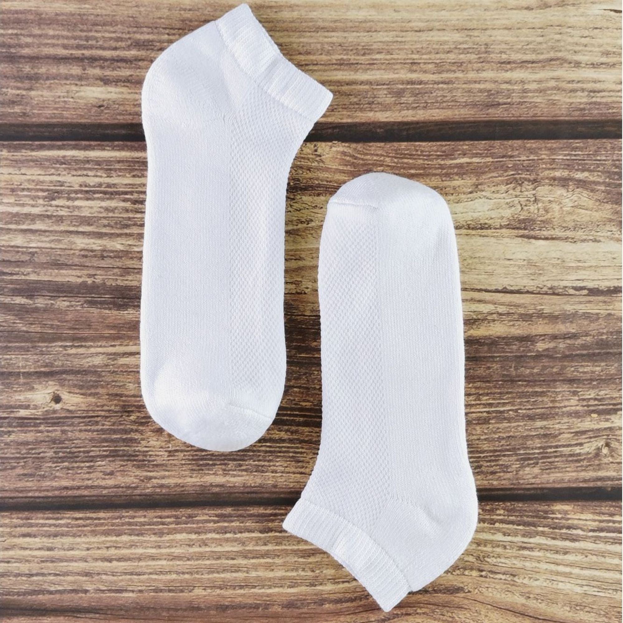 6 Pack Boys Breathable Soft Bamboo Trainer Socks Ideal for PE