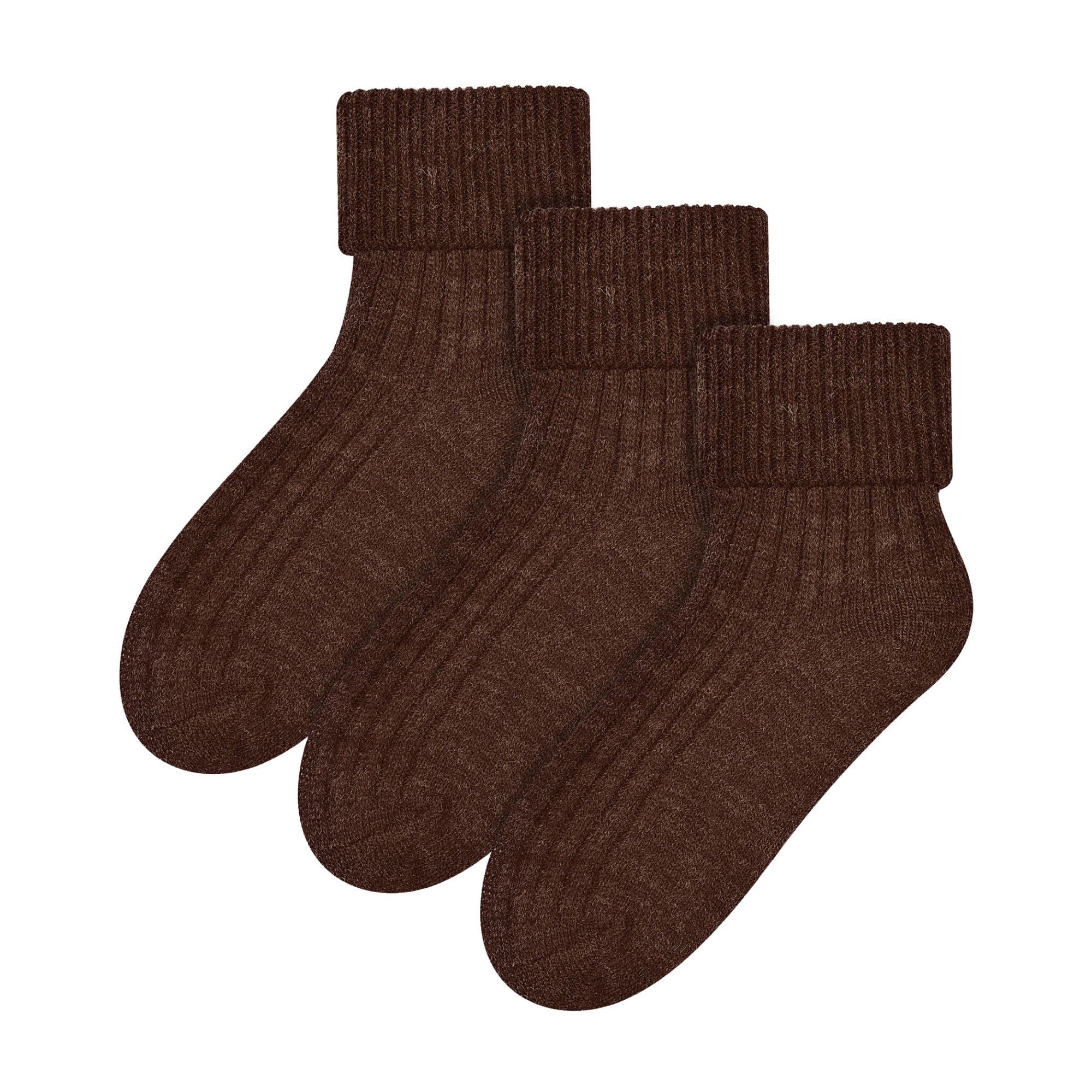 3 Pack Ladies Cosy Wool Bed Socks (2 Sizes)