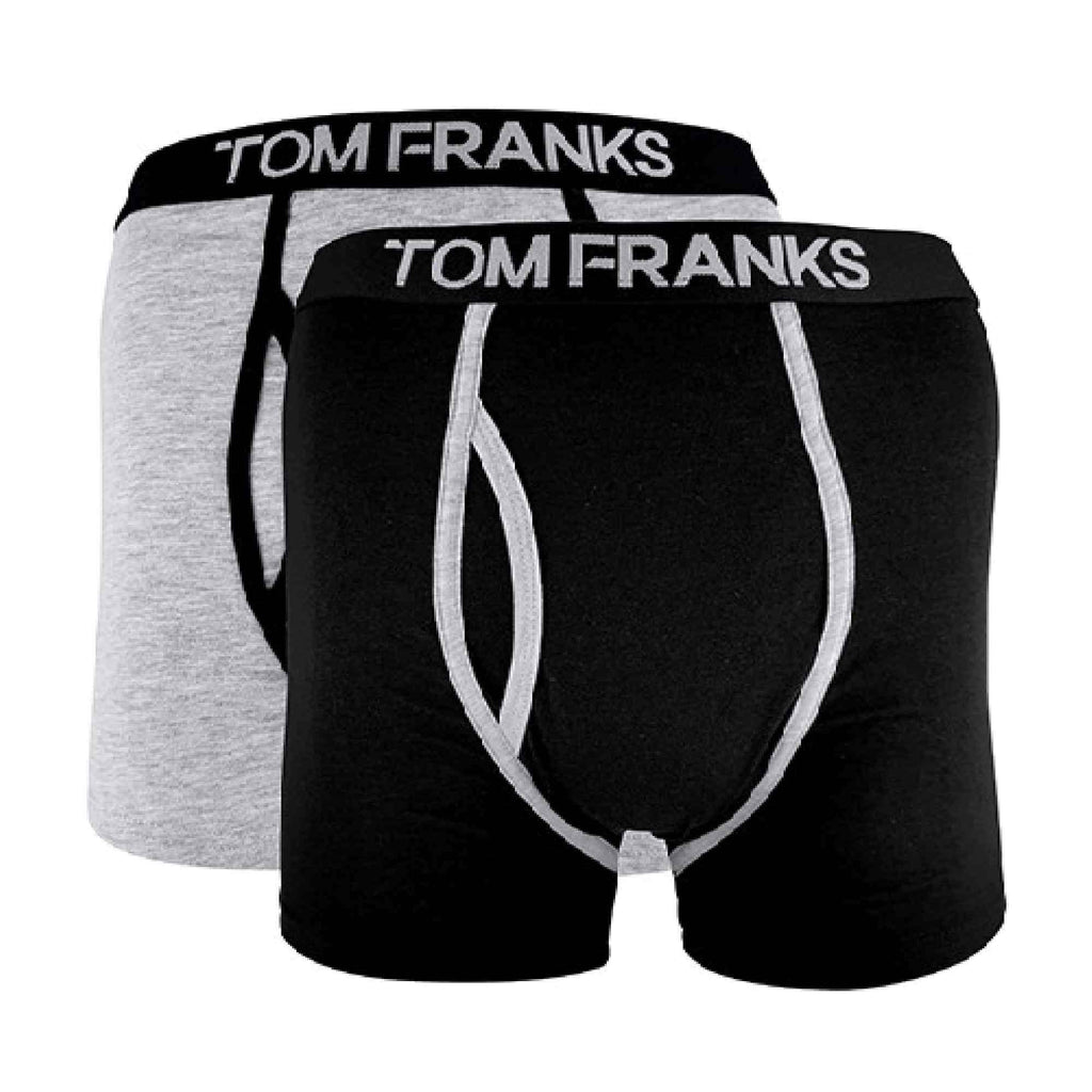 2 Pack Mens Cotton Rich Keyhole Hipster Trunks Boxers in Gift Box