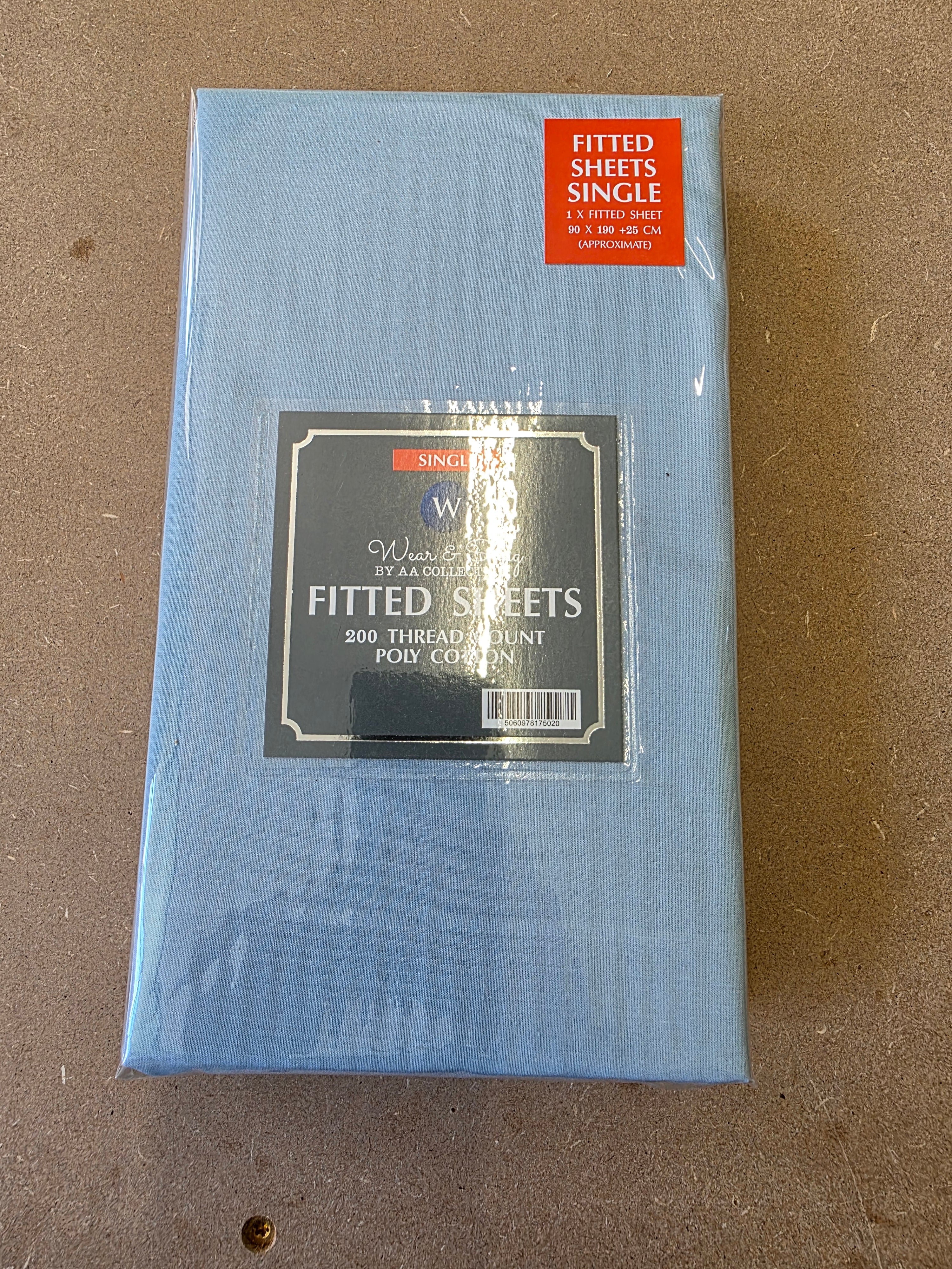 BED198 FITTED SINGLE SHEETS