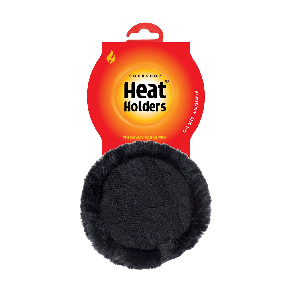 Ladies Winter Knitted Cold Weather Faux Fur Ear Muffs