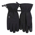 Mens Fleece Insulated Soft Shell Thermal Gloves with Touchscreen Fingertips