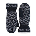 Ladies Knitted Fleece Lined Winter Warm Thermal Mittens