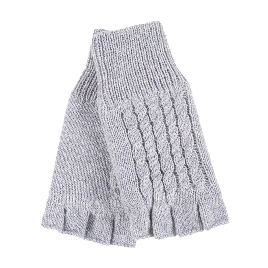 Ladies Cable Knitted Winter Thermal Fingerless Gloves