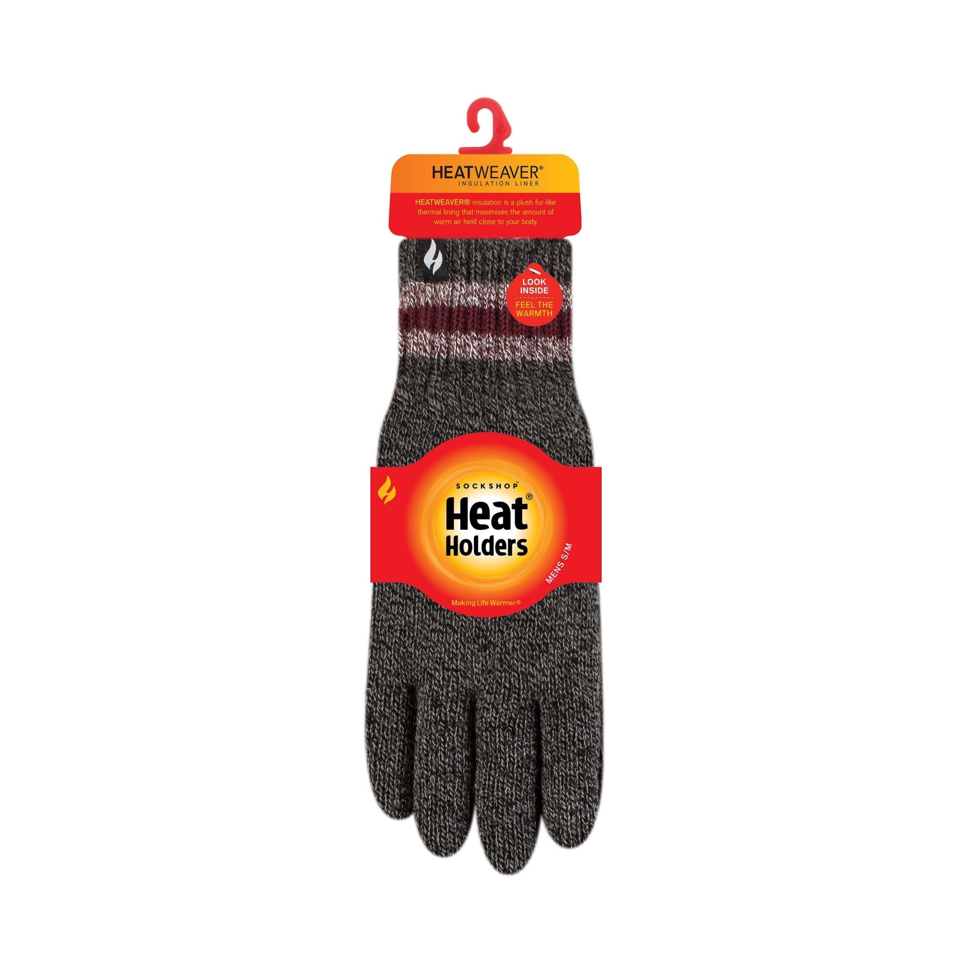 Mens Winter Warm Soft Fleece Lined Thermal Gloves