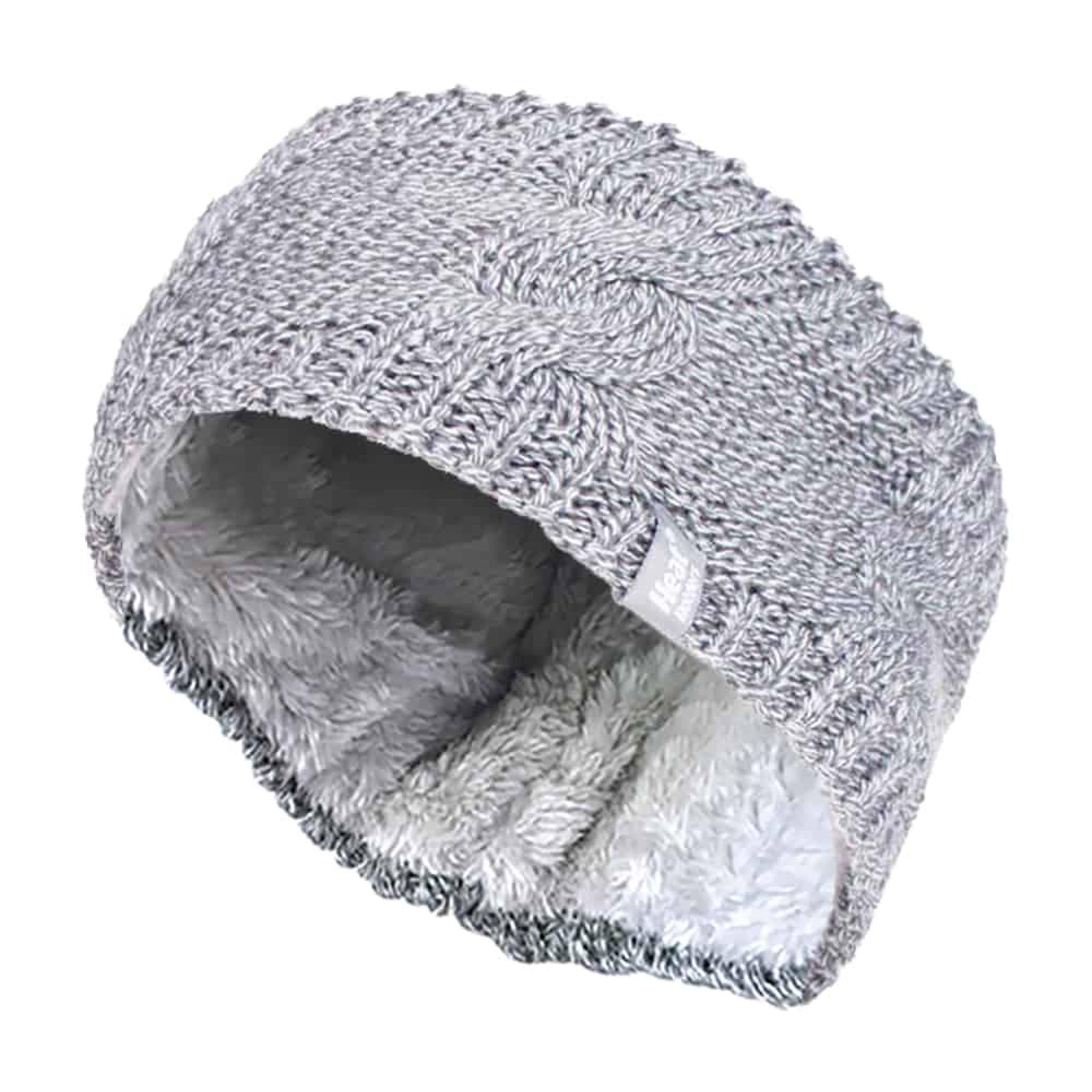 Ladies Cable Knitted Fleece Lined Thermal Winter Ear Warmer Headband