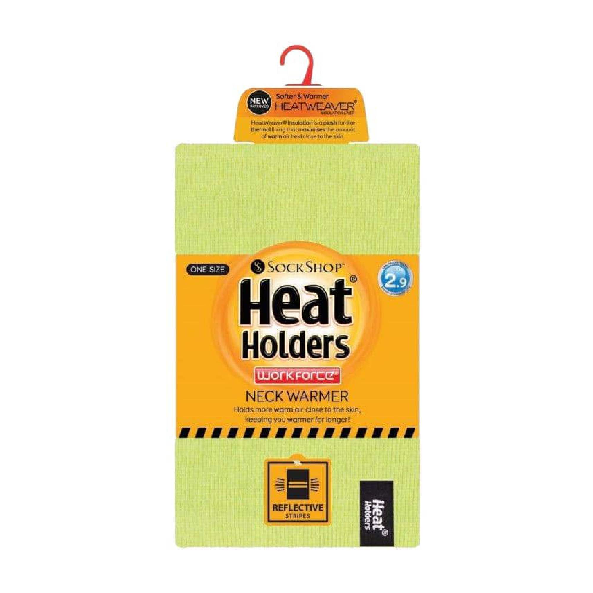 Mens Hi Vis Reflective Soft Fleece Lined Thermal Winter Neck Warmer