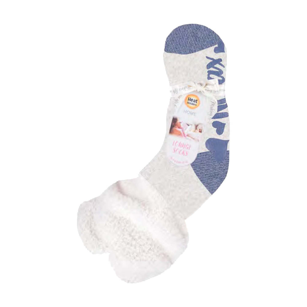 Ladies Fluffy Slouch Top Non Slip Thermal Bed Socks