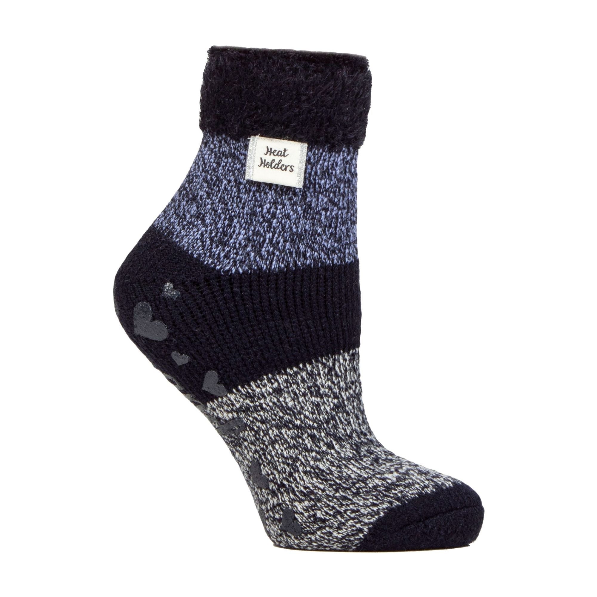 Ladies Cuddly Fluffy Sliper Bed Socks with Feather Top