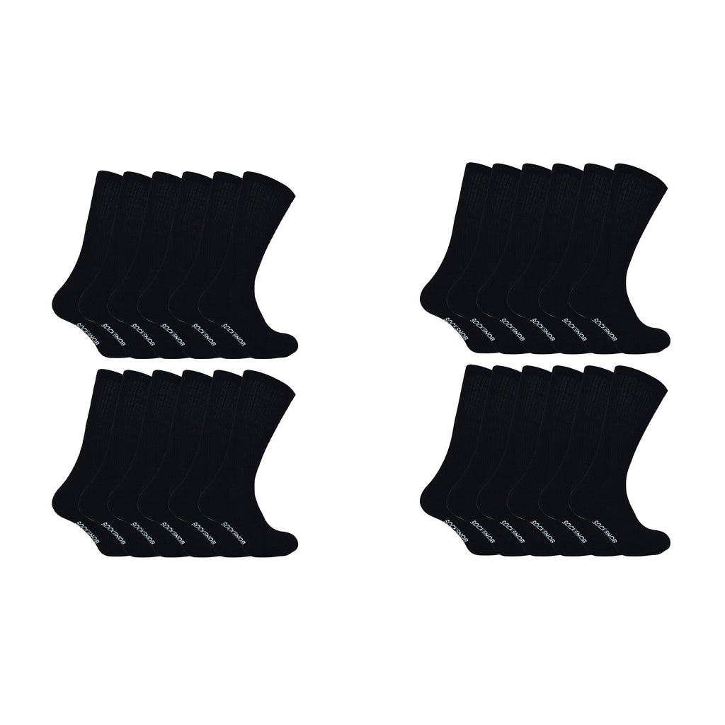 Mens Bamboo / Organic Cotton Running Sport Socks (Multipack Options)