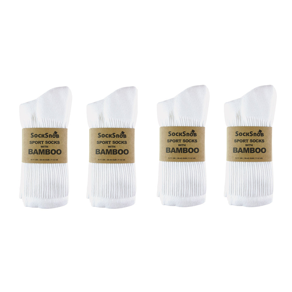 Mens Bamboo / Organic Cotton Running Sport Socks (Multipack Options)