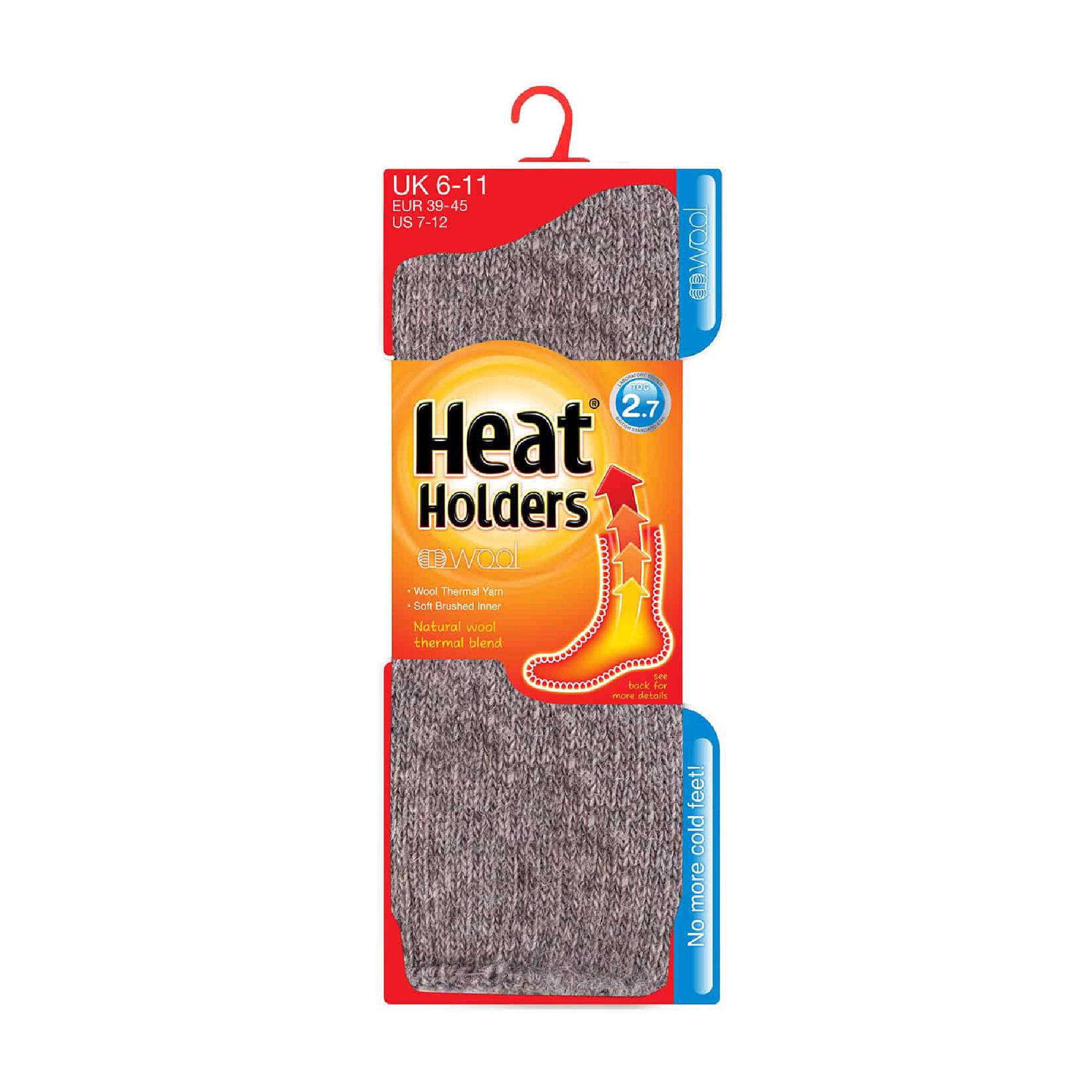 Mens Winter Warm 2.7 TOG Wool Rich Thermal Socks